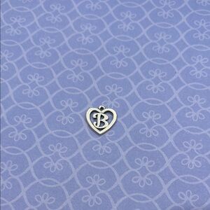 James Avery Silver Heart Bracelet Charm
